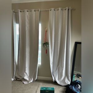 Blackout Curtains - good for high ceilings